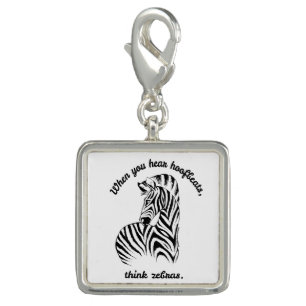 Think Zebras Charm