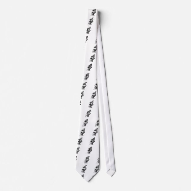 thinker neck tie (Front)