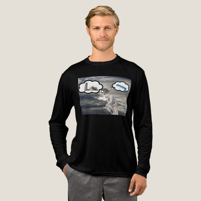Thinker Tri-Blend Shirt (Full Front)