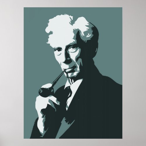 Thinkers _ Bertrand Russell Poster