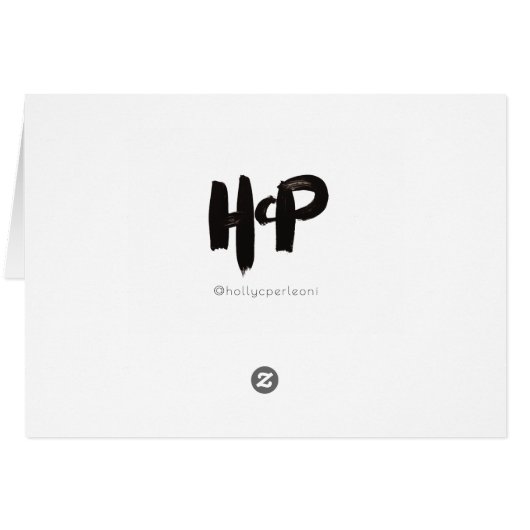 "THINKING A-TROUT YOU" card (Back Horizontal)