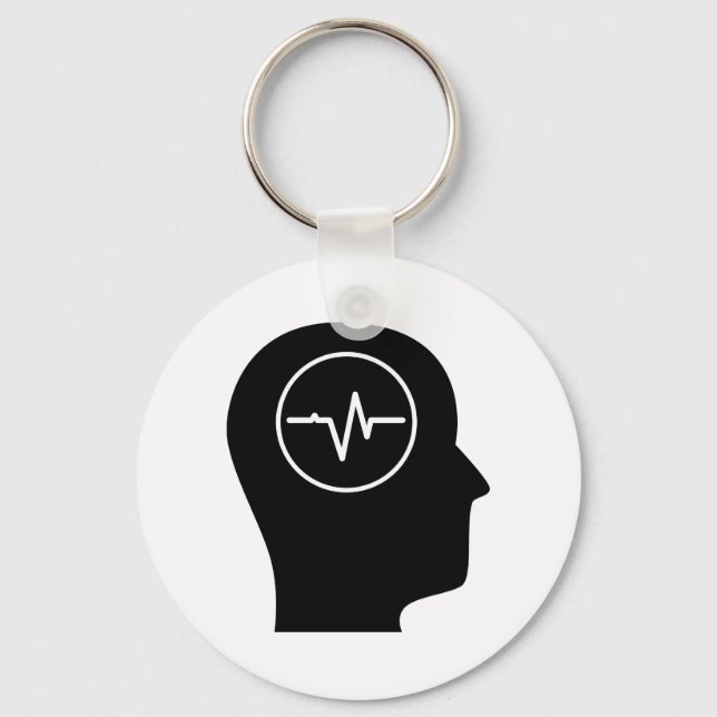 Thinking About Biomedical Engineering Keychain (Front)