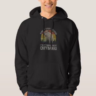 Thinking about Capybara South America Rodent Grass Hoodie