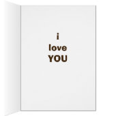 THINKING ABOUT "HOW MUCH I LOVE YOU" GREETING CARD (Inside (Right))
