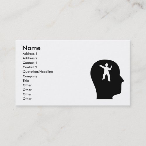 Thinking About Tai Chi Business Card