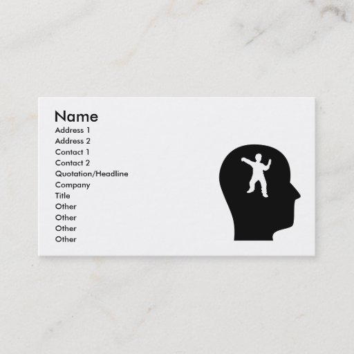 Customizable Thinking About Tai Chi Business Card