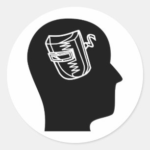 Thinking About Welding Classic Round Sticker