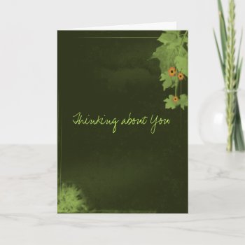 Thinking About You Card by ArdieAnn at Zazzle