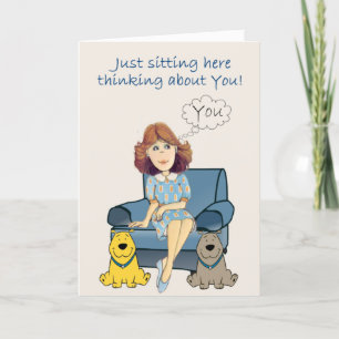 Thinking about you card