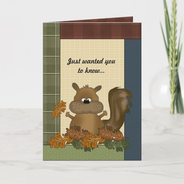 Thinking about you card (Front)