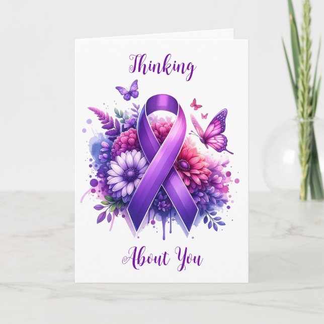 Thinking About You | Fibromyalgia Support Card (Front)