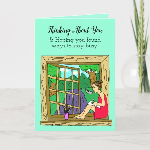 Thinking About you Missing you Card
