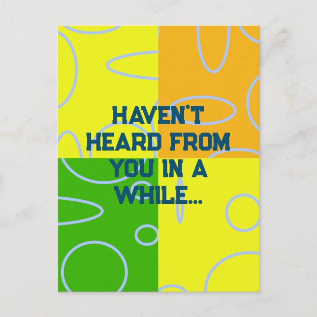 Thinking About You Postcard (Front)