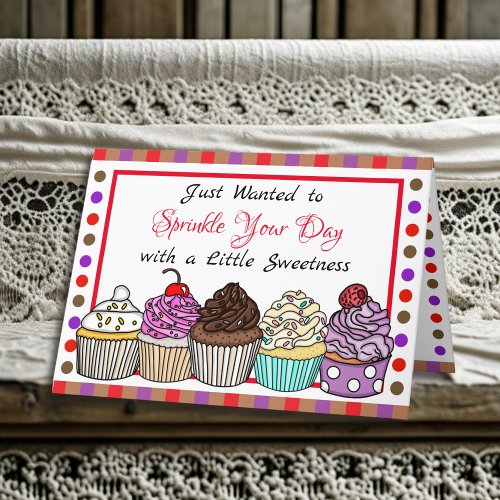 Thinking about You  Sprinkle Your Day Friendship Card