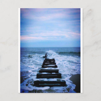 Thinking At The Beach Postcard