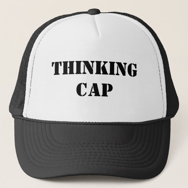 Thinking Hats & Caps | Zazzle