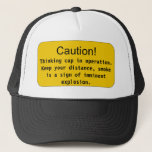 Thinking Cap - Caution!, Think... at Zazzle