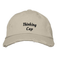 Thinking Cap Embroidered Baseball Cap