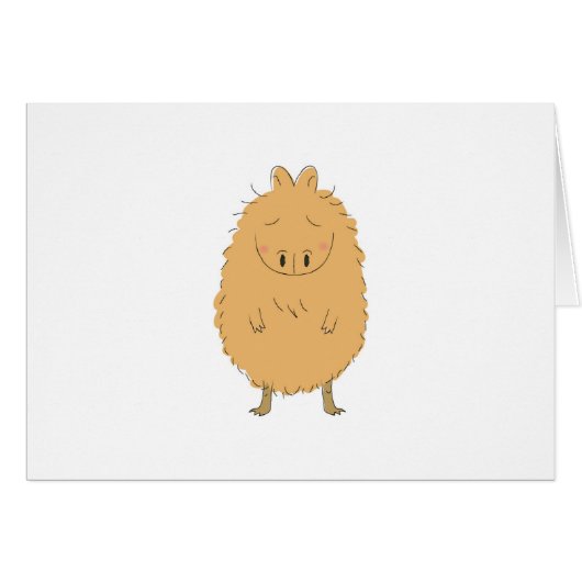 Thinking Capybara Cards (Front Horizontal)