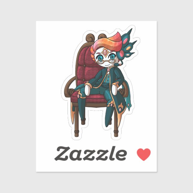 Thinking Chair Sticker (Sheet)