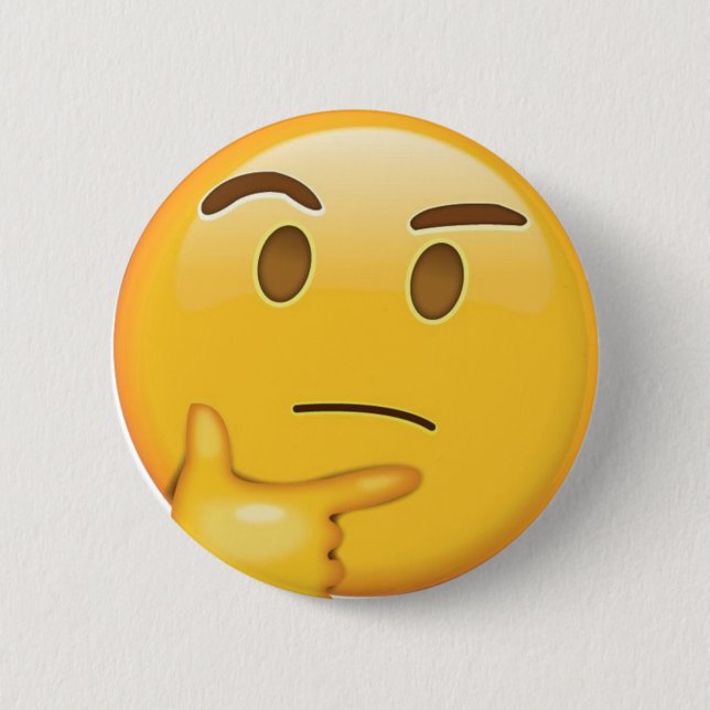 Thinking Emoji Button (Front)