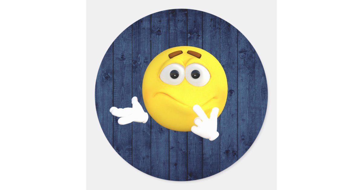 Thinking Emoji Stickers for Sale