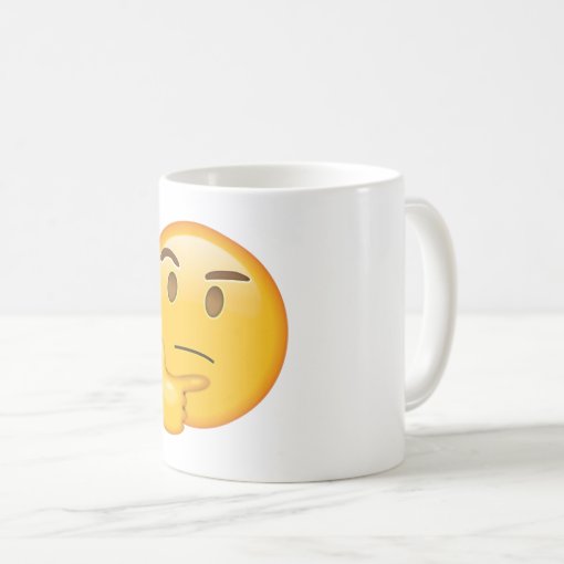 Thinking Face - Emoji Coffee Mug | Zazzle