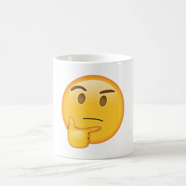 Thinking Face - Emoji Coffee Mug | Zazzle