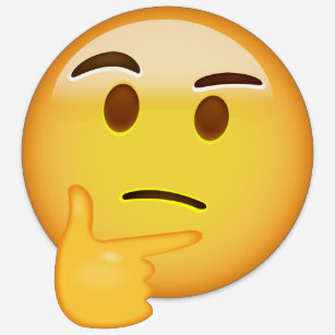 thinking face emoji gifts on zazzle