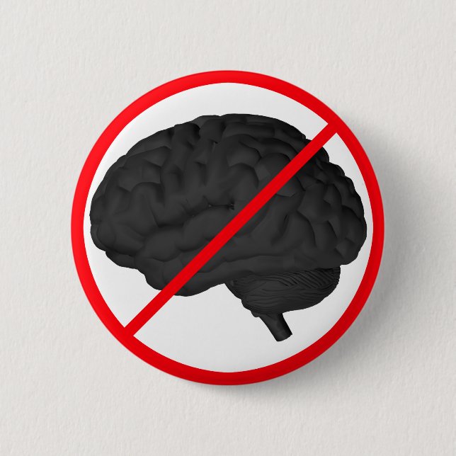 Thinking Forbidden! Pinback Button (Front)