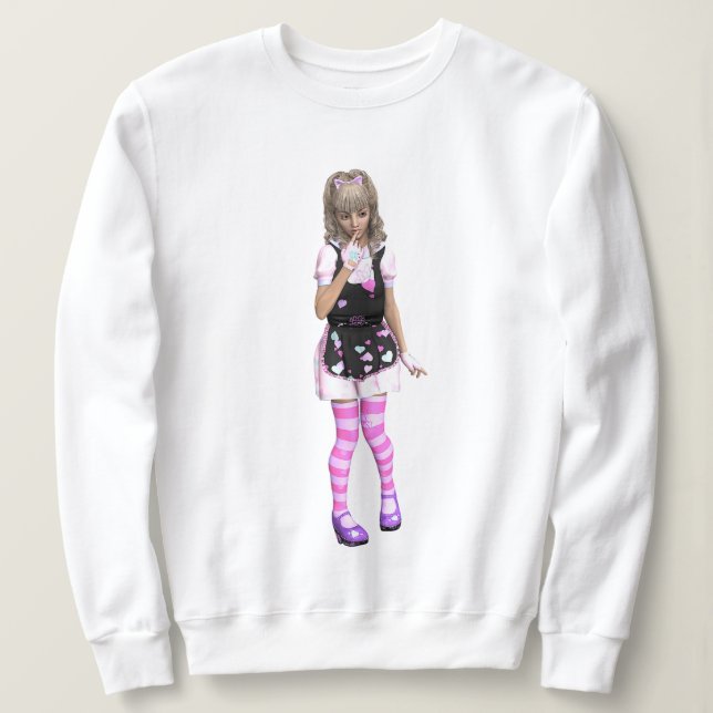 Thinking Girl Sweater (Design Front)