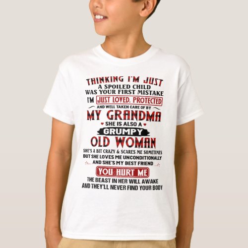 Thinking Im just a spoiled child T_Shirt