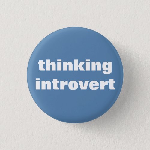 thinking introvert button