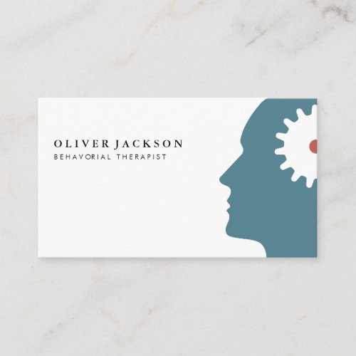 Thinking Mind Icon Business Card
