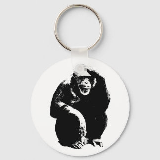 Thinking Monkey Keychain