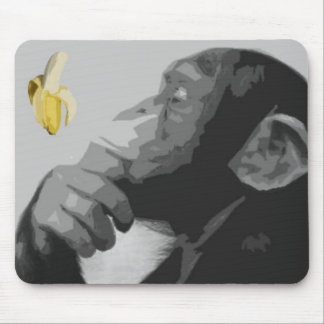 Thinking Monkey Mouse Pad