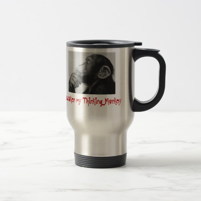 Thinking Monkey Mug (Right)