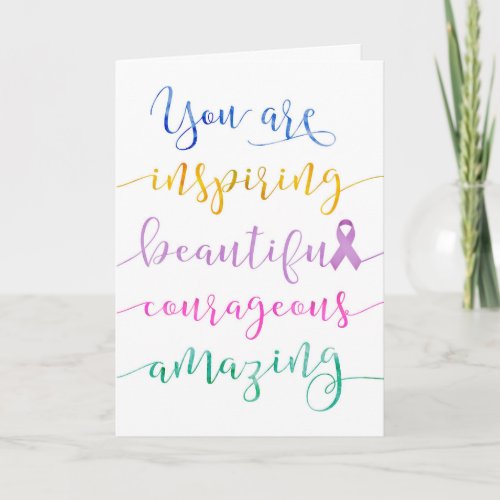 Thinking of Cancer Patients  Remember Who You Are Card