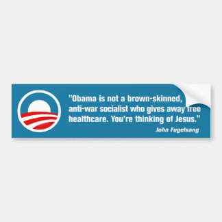 Thinking Of Jesus Bumper Sticker