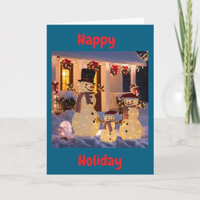 THINKING OF U AT MOST WONDERFUL HOLIDAY (Front)