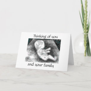 Thinking of you, and your family card