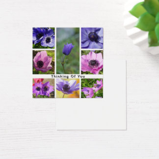 Thinking of You Anemone Photo Collage