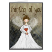 Thinking of You Angel Sympathy Loss Inspirivity   (Front)