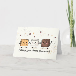 Thinking of You at Camp Missing You S’more  Card