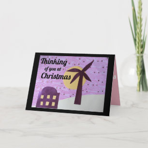 Thinking of you at Christmas Card