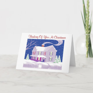 Thinking Of You At Christmas - Greeting Card
