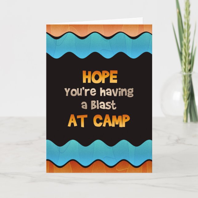 Thinking of You at Summer Camp Card (Front)
