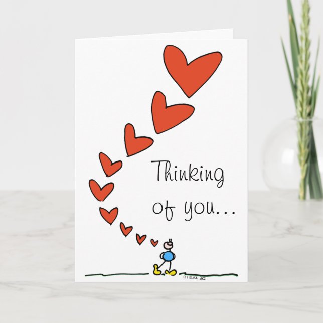 Thinking of you... BIMBO card (Front)