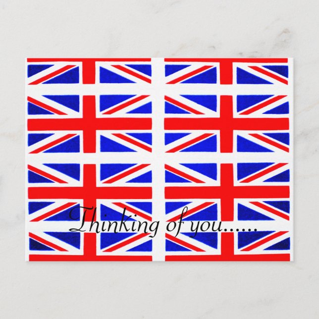 THINKING OF YOU BRITIAN POSTCARD (Front)