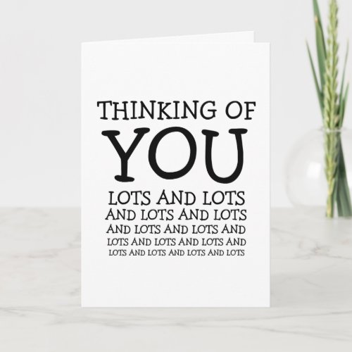 Thinking of you cancer or get well customizable card
